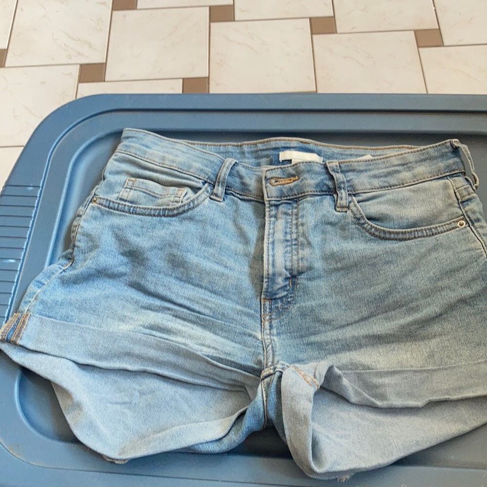 denim shorts